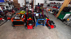 Inside G Browne tool hire shop, Ballybofey, County Donegal, Ireland